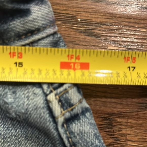 AG Adriano Goldschmidt Alexis High Rise Denim Short Size 30R - Picture 6 of 11